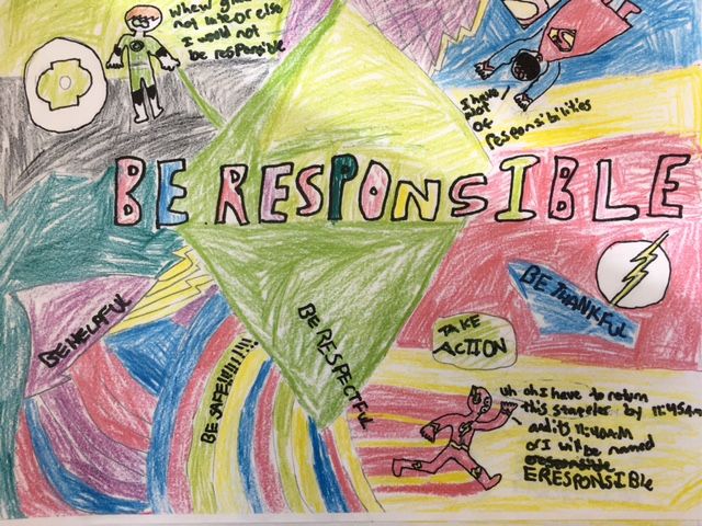 Be Responsible school poster